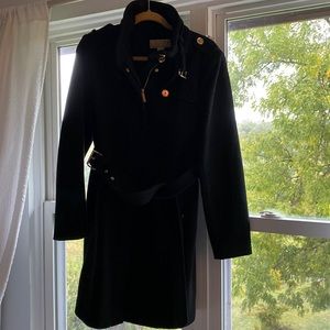 Michael by Michael Kors black wool trench coat . Size 12